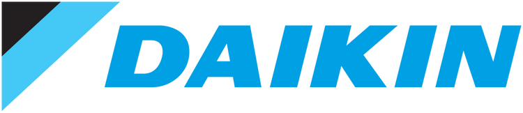Логото на инверторни климатици Daikin.