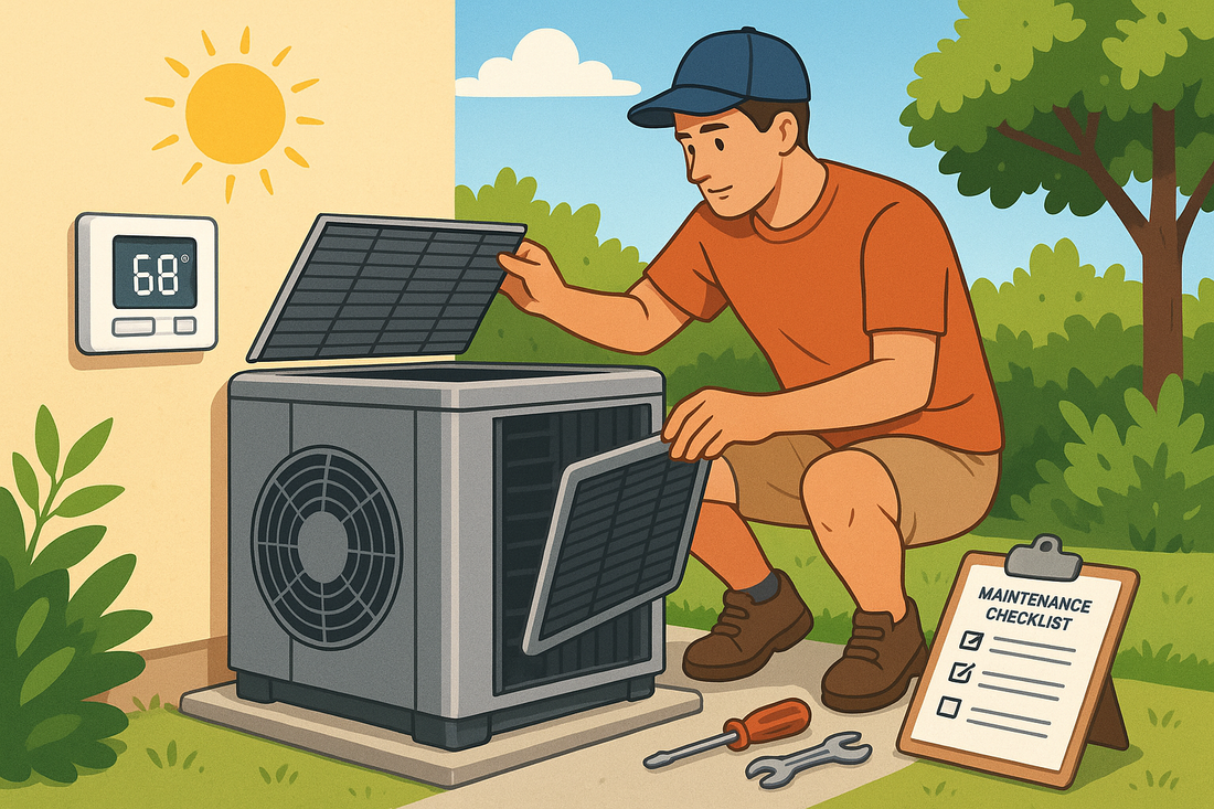 Лятна поддръжка на отоплителна система - проверка на термопомпа и термостат през топлите месеци