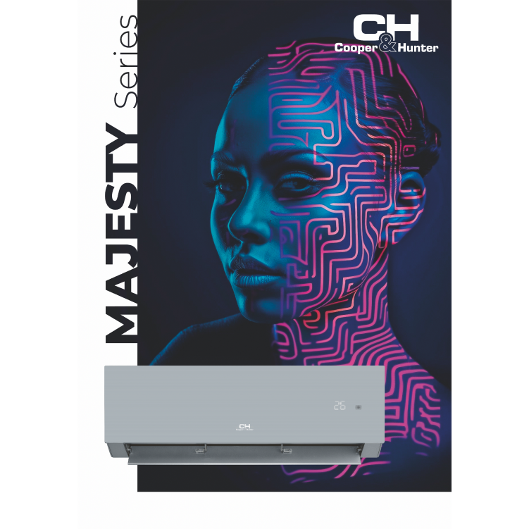 Инверторен климатик Cooper & Hunter Majesty CH-S18FTXAM SC NG WIFI, 18000 BTU, Клас А++