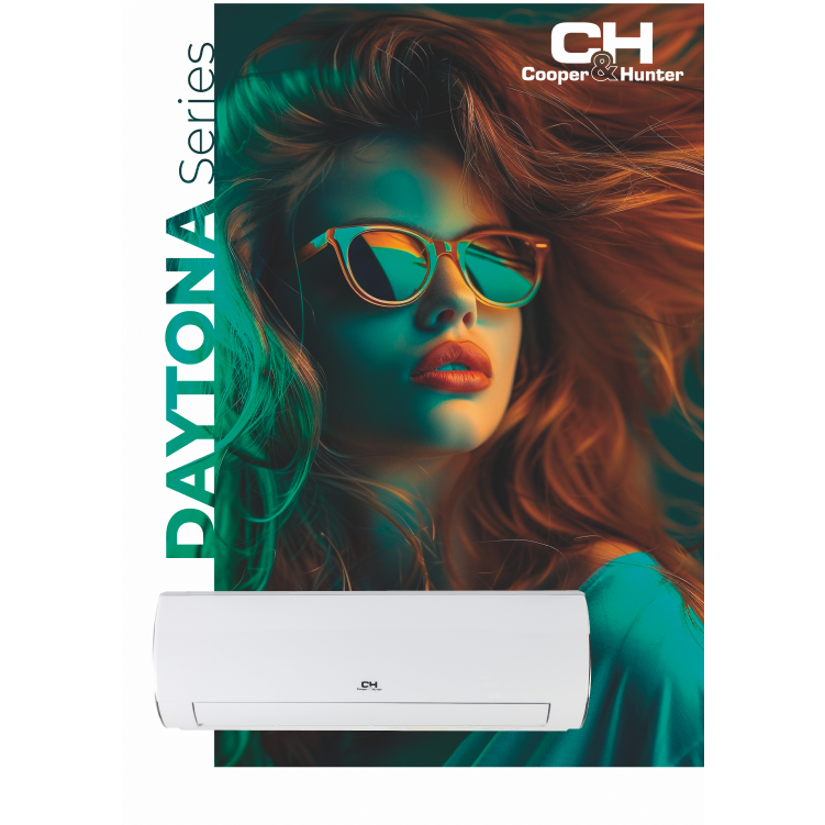 Инверторен климатик Cooper & Hunter Daytona CH-S24FTXD2 WP NG WIFI, 24000 BTU, Клас А++